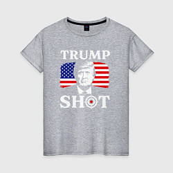 Женская футболка Trump shot