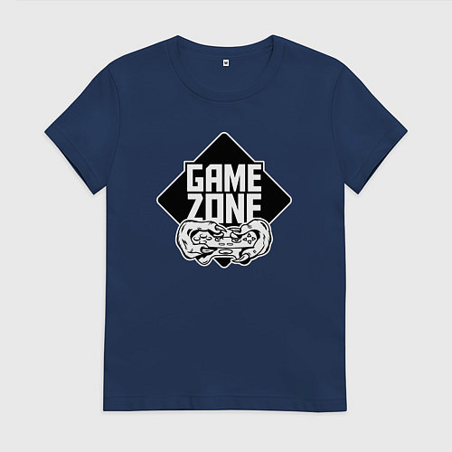 Женская футболка Game zone / Тёмно-синий – фото 1
