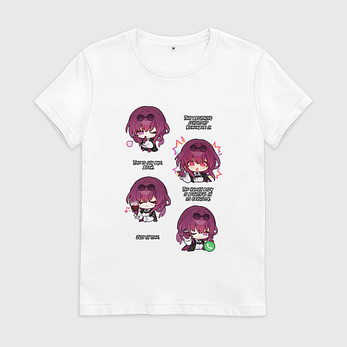 Женская футболка Кафка фразы / Белый – фото 1