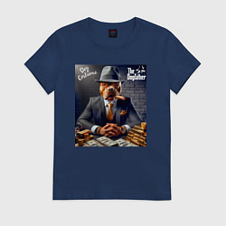 Женская футболка Dog Corleone - ai art fantasy