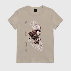 Женская футболка Викинг - реакция ярость