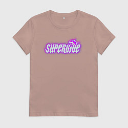 Женская футболка Supervive logo