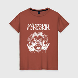 Женская футболка Maneskin rock dog