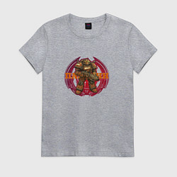 Женская футболка Стальной паладин