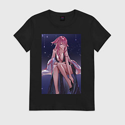 Женская футболка Геншин Яэ Мико