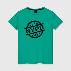 Женская футболка New York police