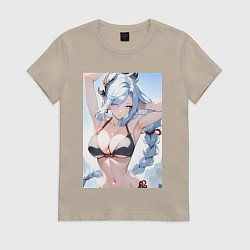 Женская футболка Геншин Шэнь Хэ купальник