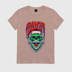 Женская футболка Dead zombie Santa