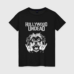 Женская футболка Hollywood Undead rock dog