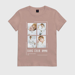 Женская футболка Bang chan stray kids cute