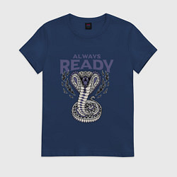Женская футболка Всегда готов y2k