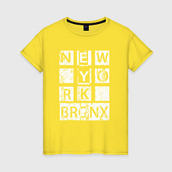 Женская футболка New York Bronx