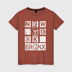 Женская футболка New York Bronx