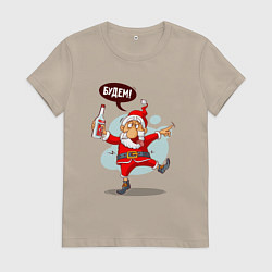 Женская футболка Будем!