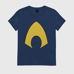 Женская футболка Aquaman logo