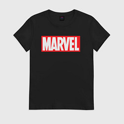 Женская футболка Marvel logo