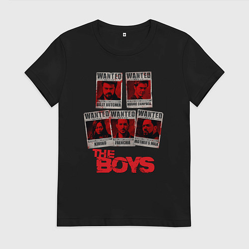 Женская футболка Розыск пацанов The boys / Черный – фото 1