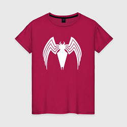 Женская футболка Venom spider logo