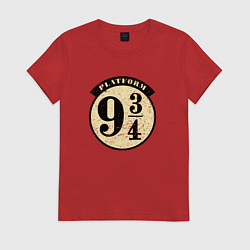 Женская футболка Платформа девять и три четверти