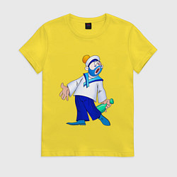 Женская футболка Морячок