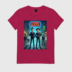 Женская футболка Rick and Morty - cosmic mafia