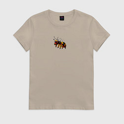 Женская футболка Укуренная пчела