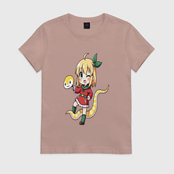 Женская футболка Аниме змейка