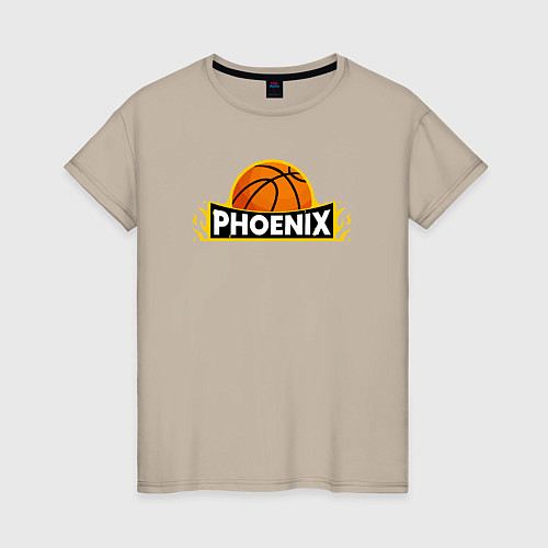 Женская футболка Phoenix NBA / Миндальный – фото 1