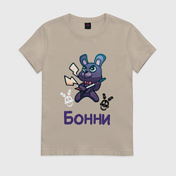 Женская футболка Бонни, FNAF - Five nights at Freddys