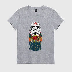 Женская футболка Имперская матрёшка