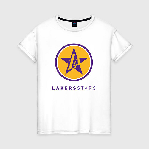 Женская футболка Lakers stars / Белый – фото 1