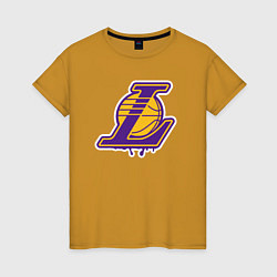 Женская футболка Lakers team