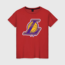 Женская футболка Lakers team