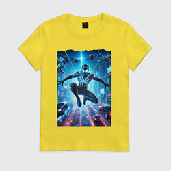 Женская футболка Spider man - cyberpunk fantasy