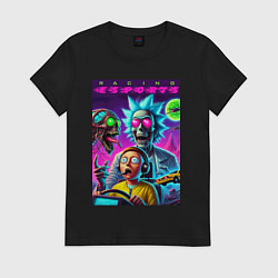 Женская футболка Rick and Morty - racing esports