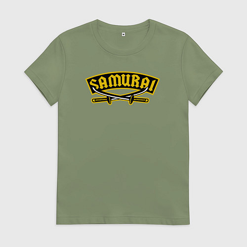 Женская футболка Мечи самурая / Авокадо – фото 1