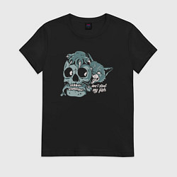 Женская футболка Не кради мою рыбку