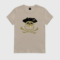 Женская футболка Веселый пират