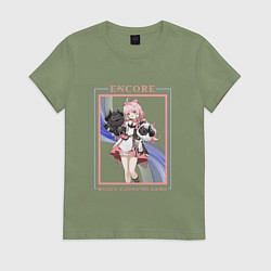 Женская футболка Encore Woolycounting Game