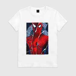 Женская футболка Человек паук три паука