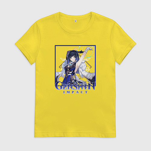 Женская футболка Е Лань / Желтый – фото 1