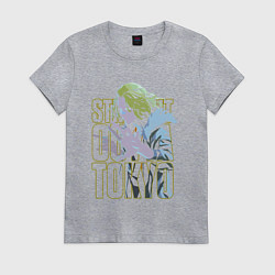 Женская футболка Токийские мстители Мандзиро Сано неон