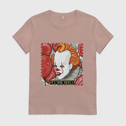 Женская футболка Пиксельный Пеннивайз