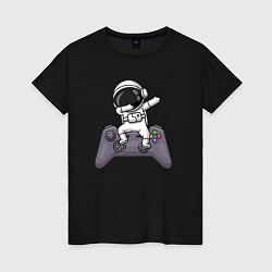 Женская футболка Space dab gamer