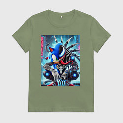 Женская футболка Sonic-Venom - ai art fantasy