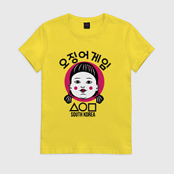 Женская футболка South Korea girl