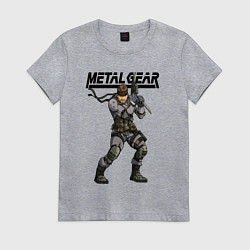 Женская футболка Snake Solid soldier