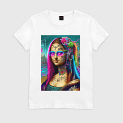 Женская футболка The Gioconda of our days is eclectic