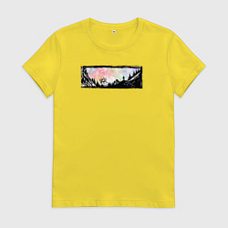 Женская футболка Страсть к путешествиям на колесах