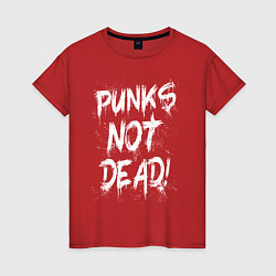 Женская футболка Punk not dead